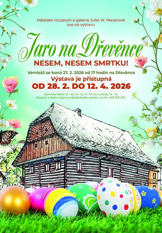 Obrázek: Vernisáž: Nesem, nesem Smrtku! Jaro na Dřevěnce